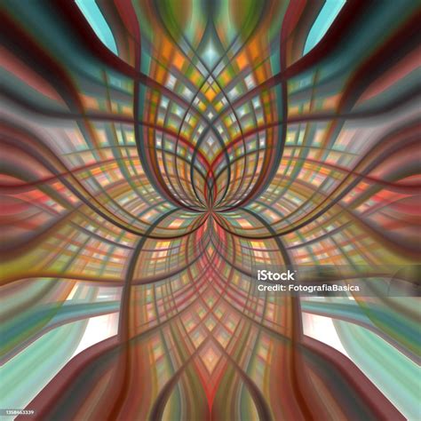 mandala multi warna  latar belakang ilustrasi stok