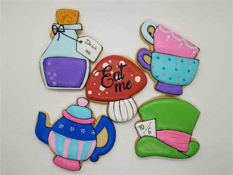 Alice cookies (Inspired) One Dozen (12) – Ladybug bake shop