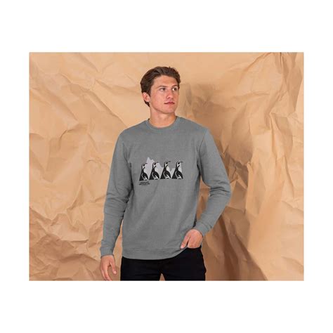 Adult's Grey ZSL Penguin Family Sweatshirt – ZSL Shop