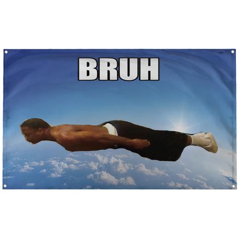 Banger Bruh Flying Midget Man Funny Meme Bruh Flag Guy | Desertcart INDIA