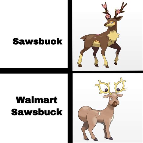I know one is a Deer and one is a Reindeer but.... : r/pokemon