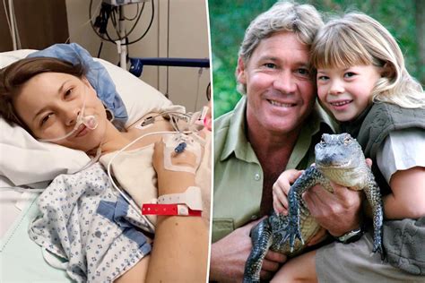 Steve Irwin’s daughter, Bindi, shares update from hospital after