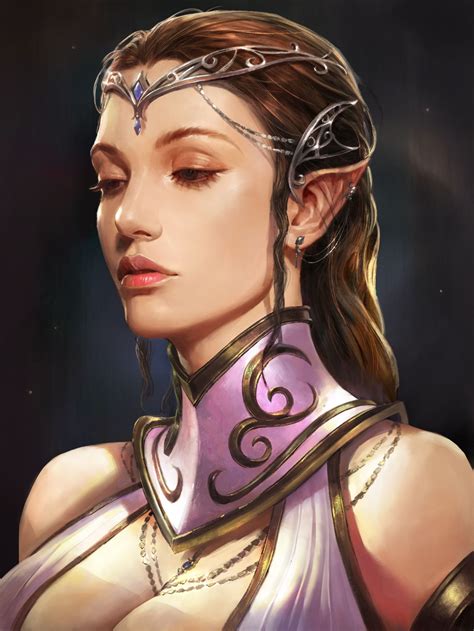 ArtStation - Study_Elf, Kim Sung Hwan | Fantasy art women, Elves
