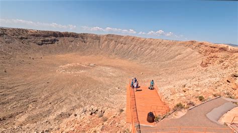 visit  worlds  preserved meteor crater  northern arizona