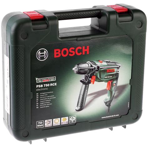 Wiertarka udarowa sieciowa PSB 750 RCE CT z walizką 603128520 Bosch