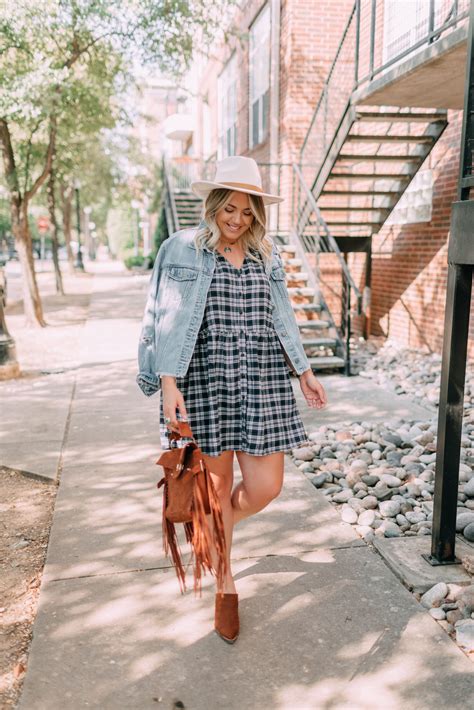 3 Ways to Style a Plaid Dress for Fall - wander abode