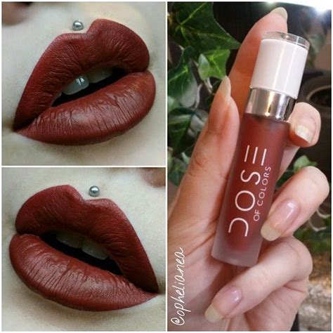 Dose of Colors Liquid Matte Lipstick in Brick