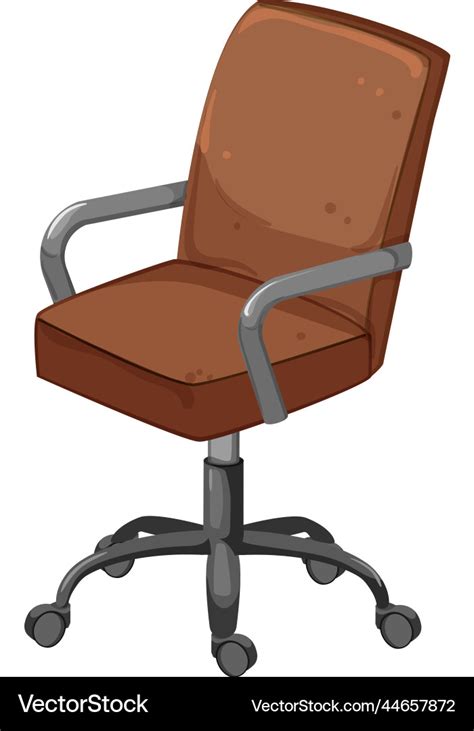 Business office chair cartoon Royalty Free Vector Image