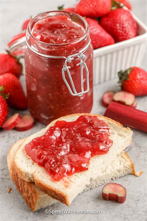 recipes strawberry rhubarb jam