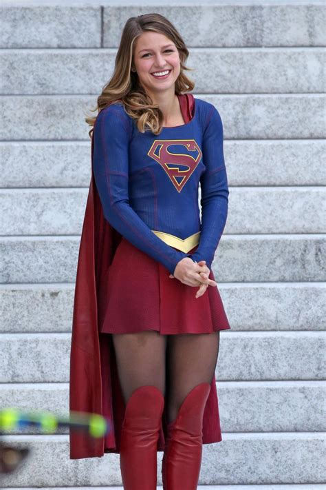 Sexy Beautiful Babes: Melissa Benoist – ‘Supergirl’ Set in Vancouver 09