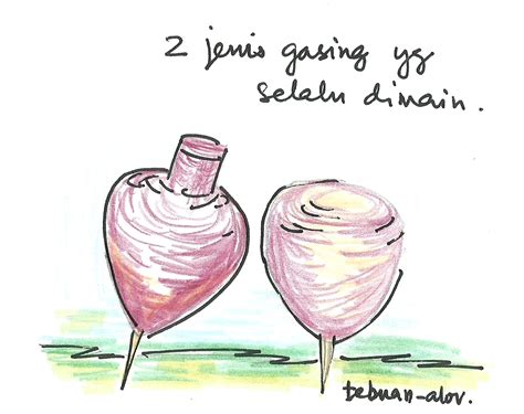 tebuan alor gasing pembuatan gasing