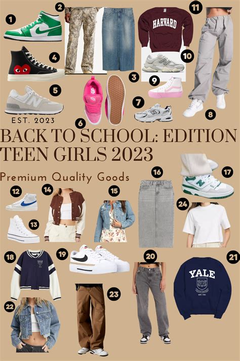 The Back To School Guide For Teen Girls 2023 - Delightfully Styled
