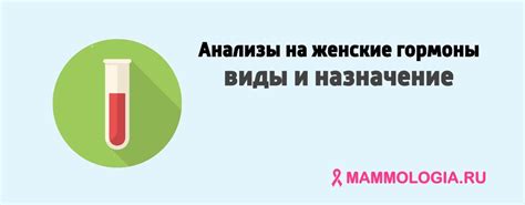 Анализы на женские гормоны: виды анализов, какие и на какой день цикла ...