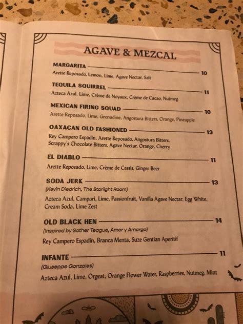 Menu at Sunroom pub & bar, Orlando