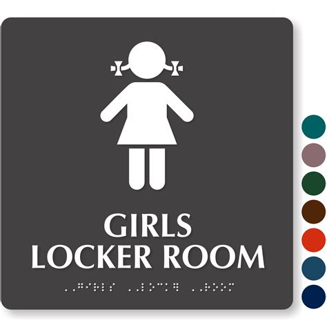 School Locker Room Signs, Boys and Girls Locker Room Signs