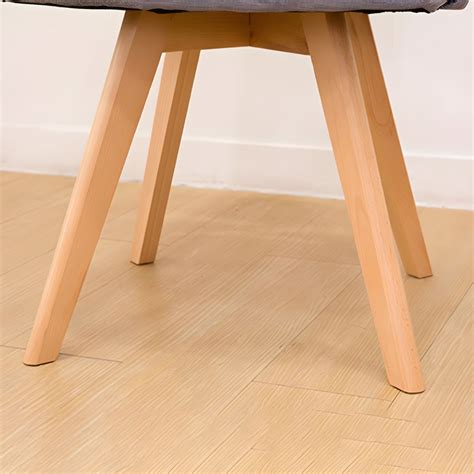 Modern Wooden Dining Chairs Open Back Dining Side Arm Chairs for ...