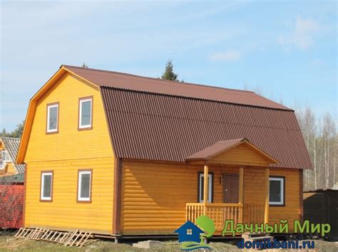 Дом за 700 тысяч рублей под ключ - проект, план, фото, цена