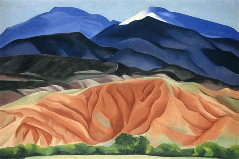 Джорджия О'Киф. Чёрная столовая гора, Нью-Мексико | Georgia o keeffe ...