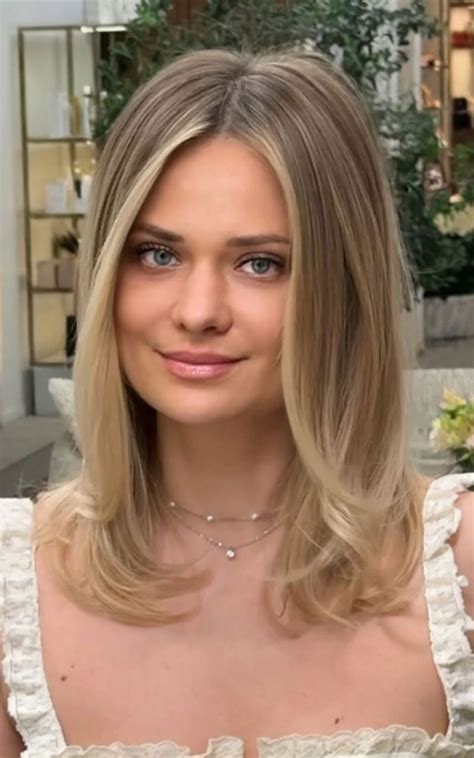 medium length haircuts  thin hair soft layers