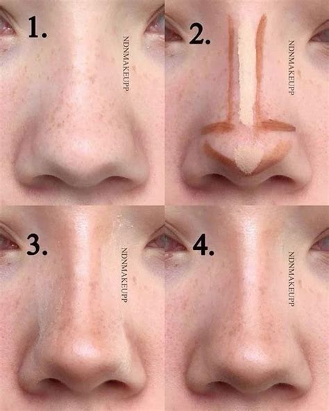 Pin von atexski auf aesthetic makeup | Nasenkonturierung, Gesicht ...