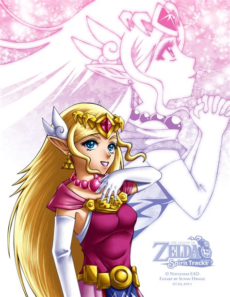 Spirit Tracks: Zelda by soohong on DeviantArt