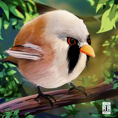 ArtStation - Bearded Reedling