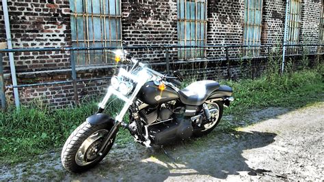 Free Images : car, summer, motorcycle, factory, chopper, harley