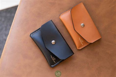 noa handmade leather card holder leap leather craft