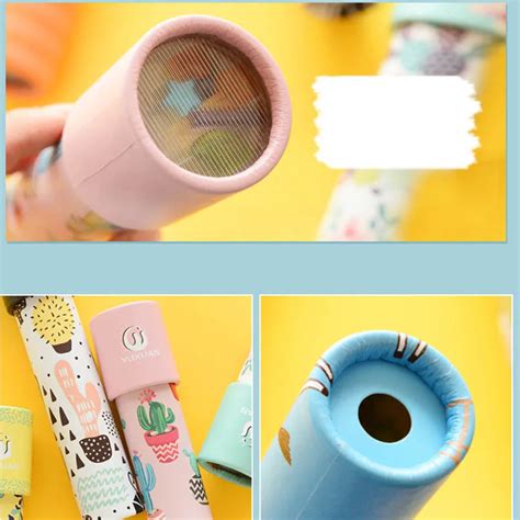 1PC Cartoon Magic Rotating Kaleidoscope Montessori Toy Children'S ... 