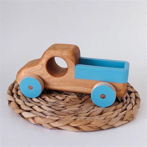 Personalized Wooden Truck Toy Monochrome Nursery Decoration Handmade ...