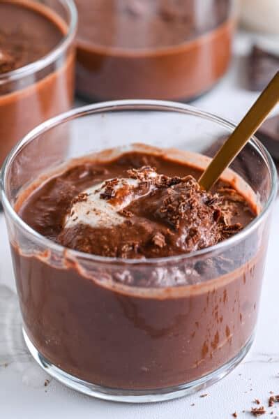 3 Ingredient Sugar Free Chocolate Pudding {High Protein}