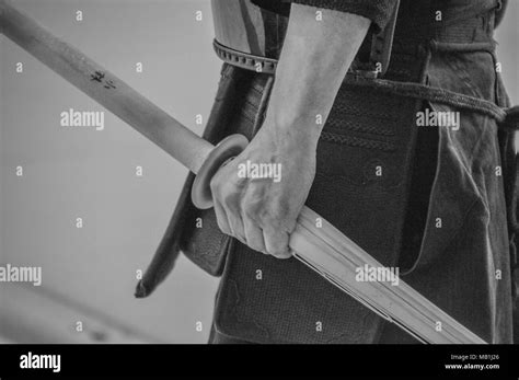 japanese   kendo sword stock photo alamy