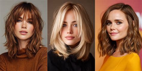 stunning shoulder length hairstyles  women  creativebooster