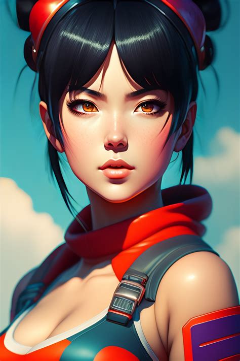 Lexica - Bulma, from Cartoonish, trending on artstation, booru