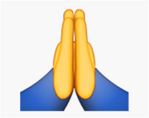 Transparent Thumb Emoji Png - Praying Emoji Copy And Paste , Free ...