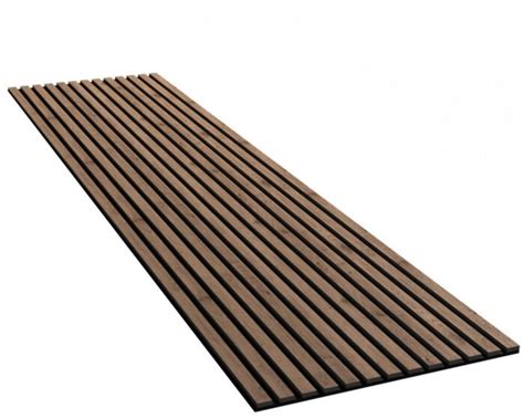 Акустичен панел с MDF ламели и подложка от PET филц с фуга - Acoupanels