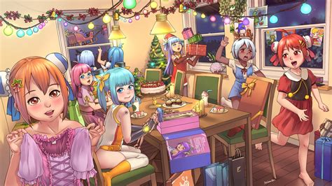 a-801 christmas group loli original signed | konachan.com - Konachan ...