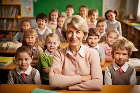 Premium AI Image | Candid Moments of Connection A Captivating Classroom ...