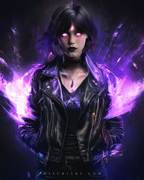 Jenna Ortega as Raven by MizuriAU on DeviantArt