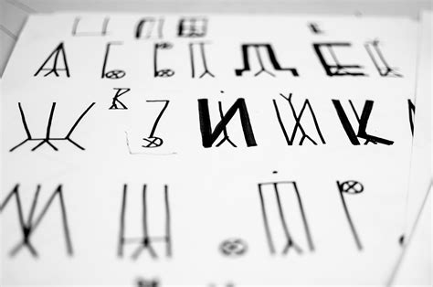 Шрифт «Руны» on Behance