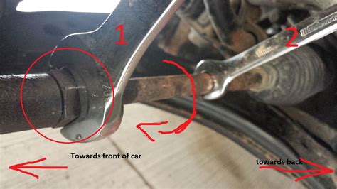 Frozen Tie rod end bolt stuck, Whole tie rod spins with it! (pictures ...