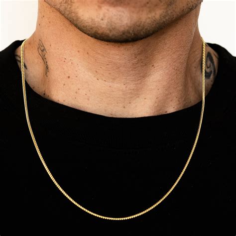 10k Yellow Gold Solid Diamond Cut Franco Chain – LoveBling