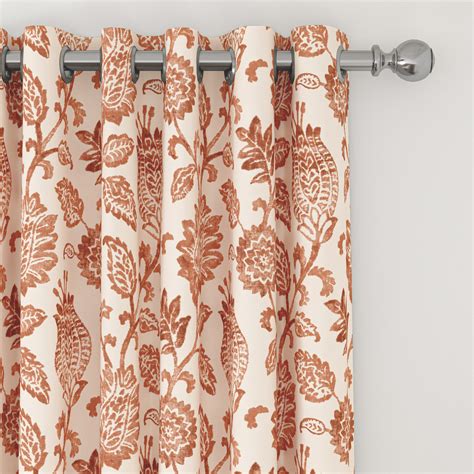 rust color curtains 6