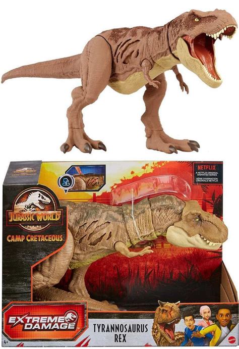 JURASSIC WORLD DOMAGE EXTREME DINOSAURE TYRANNOSAURUS REX GWN26 ...