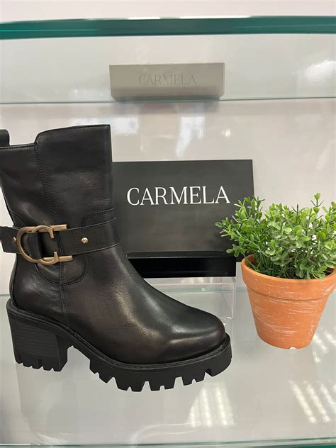 Carmela Black Boot (Buckle)