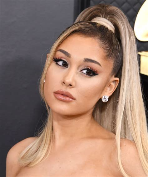 ariana grande chopped   iconic ponytail ariana grande hair