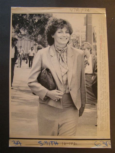 AP Wire Press Photo 1984 Cathy Evelyn Smith charged w/ Murdering John