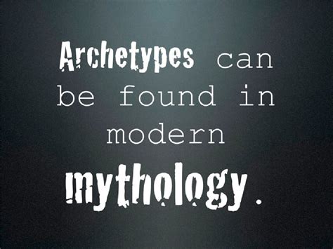 Archetypes, the collective unconscious and mythology.