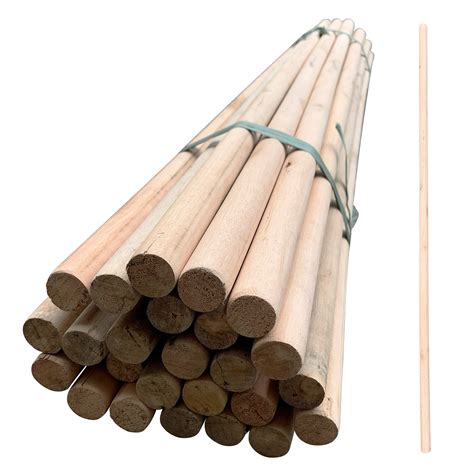wooden broom handles pack   multipurpose broom handle mop handle