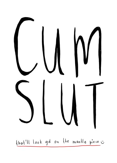 Cum Slut – Scribbler Cards & Gifts